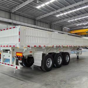 3 axles wall side semi trailer