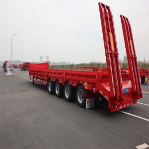 Heavy Duty 80-120 tons Lowbed Cargo Trailer Utility Truck low bed semi trailer